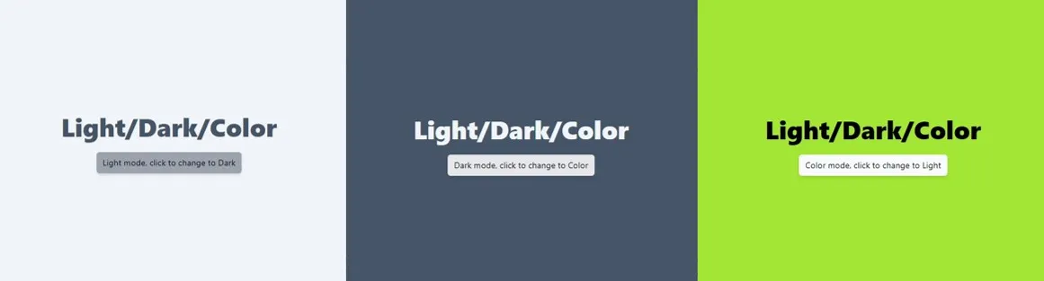 Light, Dark and Color preview